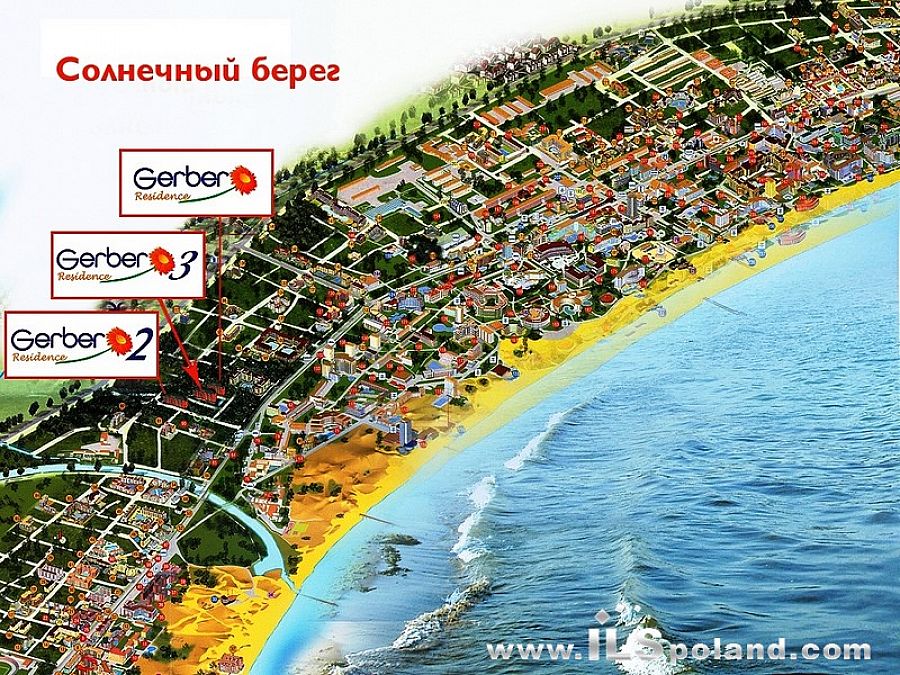 Карта несебр болгария с улицами